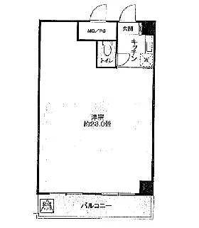 外神田永谷タウンプラザの基準階図面