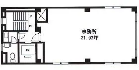 カワカミビルの基準階図面