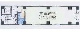 gran+AKIHABARA (旧オーケービル)ビルの基準階図面