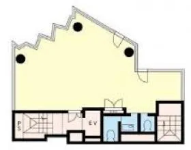 Y.BLDG(旧S&K)ビルの基準階図面