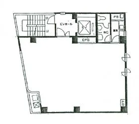 フルオカビルの基準階図面