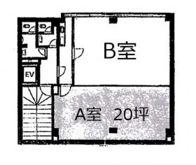 由良ビルの基準階図面