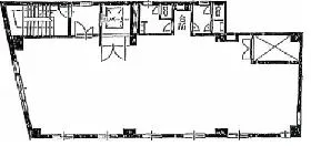 東日本橋佐藤ビルの基準階図面