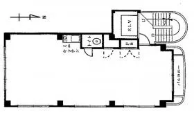 GYOTOC ONEビルの基準階図面