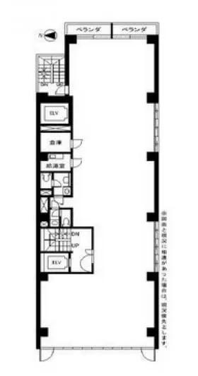 GLASSTAGEの基準階図面