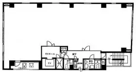 前川ビルの基準階図面