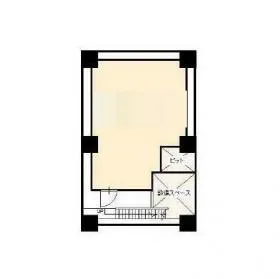 ポラリスビルの基準階図面