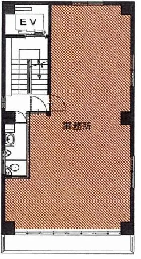 新東ビルの基準階図面