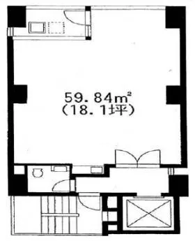 内神田金子ビルの基準階図面