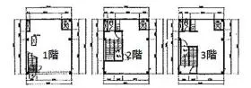 大澤ビルの基準階図面