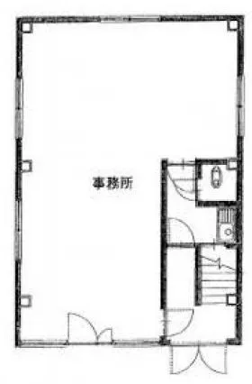 岩倉ビルの基準階図面