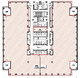 ニューオータニガーデンコートの基準階図面