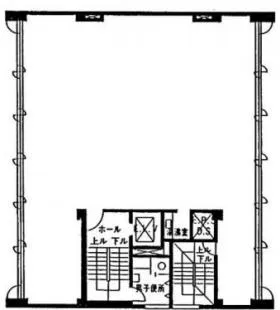 FORECAST内神田ビルの基準階図面