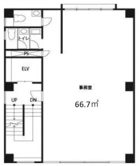 S&C大手町ビルの基準階図面