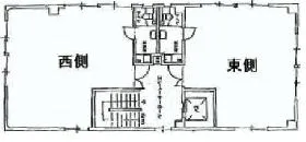 小山第2ビルの基準階図面