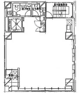 第2福利久ビルの基準階図面