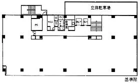 南青山ビルの基準階図面