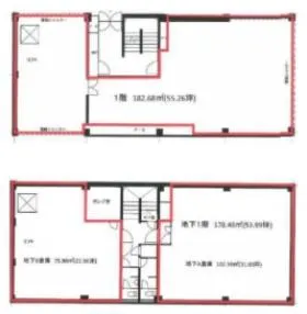 四国第2ビルの基準階図面
