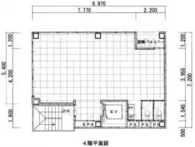 荻原ビルの基準階図面