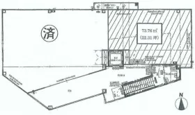 大森Gスクエアの基準階図面