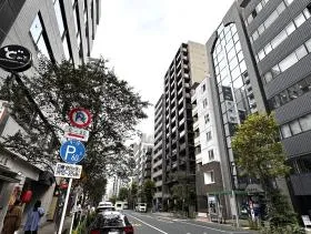 NOVEL WORK Hatchobori(旧:エクセル)ビルの外観