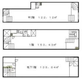 三宝ビルの基準階図面