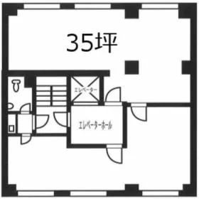 川村ビルの基準階図面