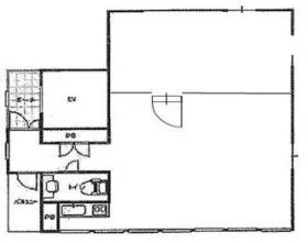 志村ビルの基準階図面
