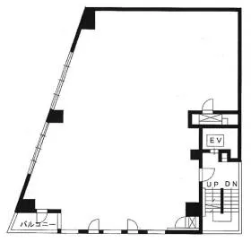 増田ビルの基準階図面