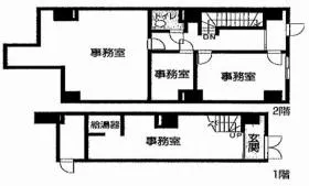 アルコバレーノ浅草ビルの基準階図面