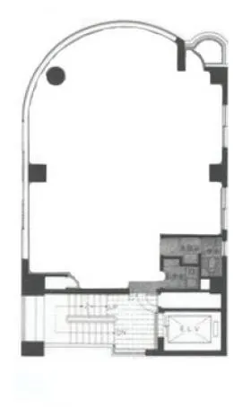清水ビルの基準階図面