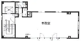 那賀嶋ビルの基準階図面