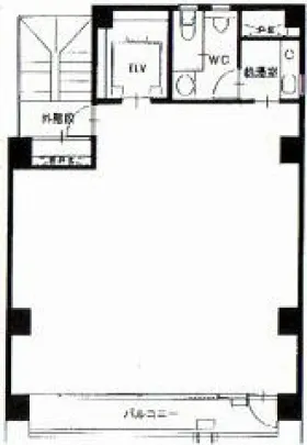 翔和浅草橋ビルの基準階図面