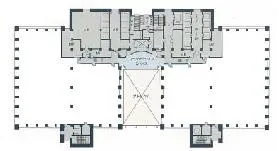 新宿マインズタワーの基準階図面