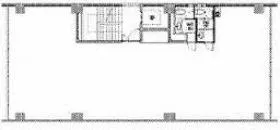 太田紙興新宿ビルの基準階図面