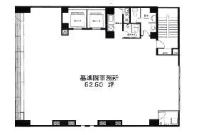 福利久ビルの基準階図面