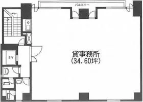 サワビルの基準階図面