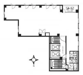 T&T御徒町ビルの基準階図面