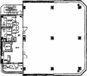 偕楽新台東ビルの基準階図面