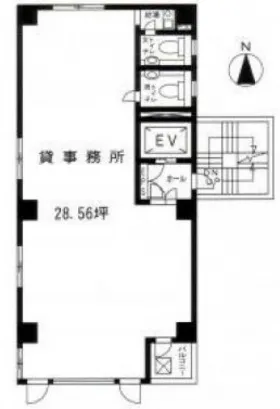 MTKビルの基準階図面