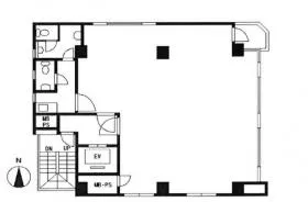 芳屋ビルの基準階図面