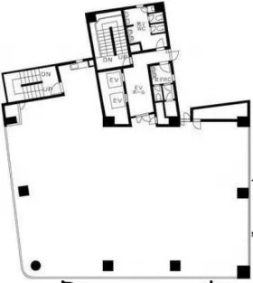 M&Mビルの基準階図面