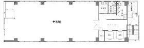 八重洲第7長岡ビルの基準階図面