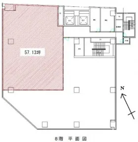 りそな五反田ビルの基準階図面