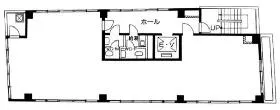 RIPL9(旧三田第1長岡ビル)の基準階図面