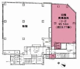 永井ビルの基準階図面