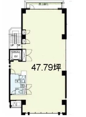北参道DTビルの基準階図面