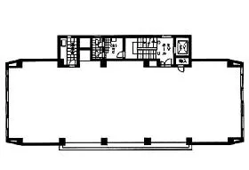 森京ビルの基準階図面