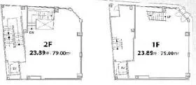 BC新宿PROPERTYビルの基準階図面