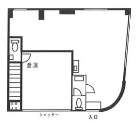 岡部ビルの基準階図面